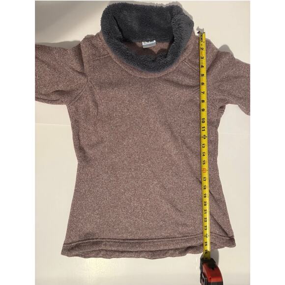 Columbia Women's Fleece Size M Pullover Funnel Neck in Pink - Picture 6 of 6